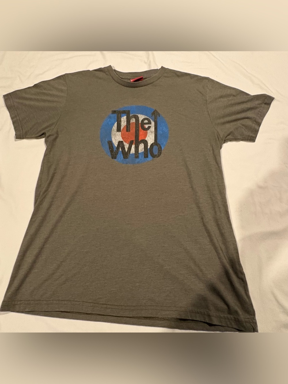 The Who Band Logo Rare Green Graphic T-Shirt Size:M